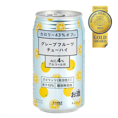 【ケース販売】グレープフルーツチューハイ カロリー43%オフ 350ml×24本