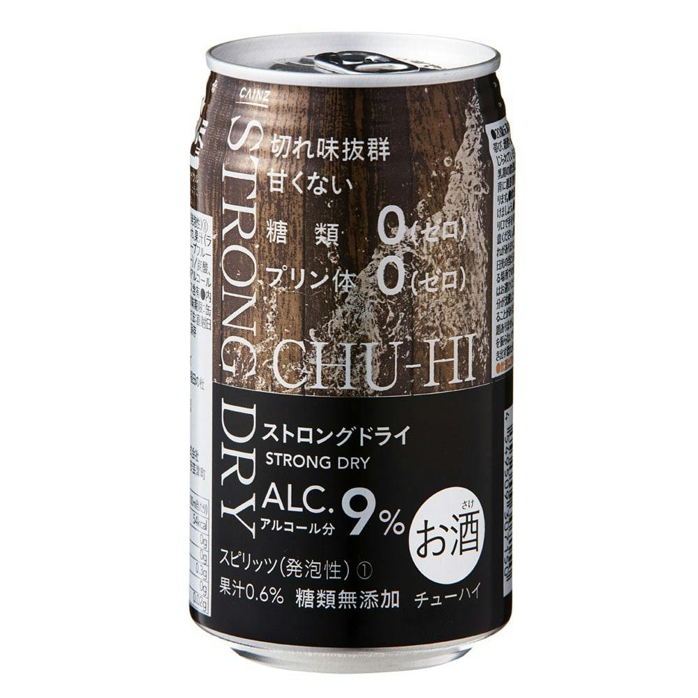 ケース販売】ストロングドライ ゼロ チューハイ 350ml×24本 | 酒