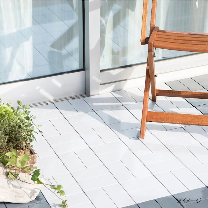 ジョイントタイルマット 30×30 ライトグレー