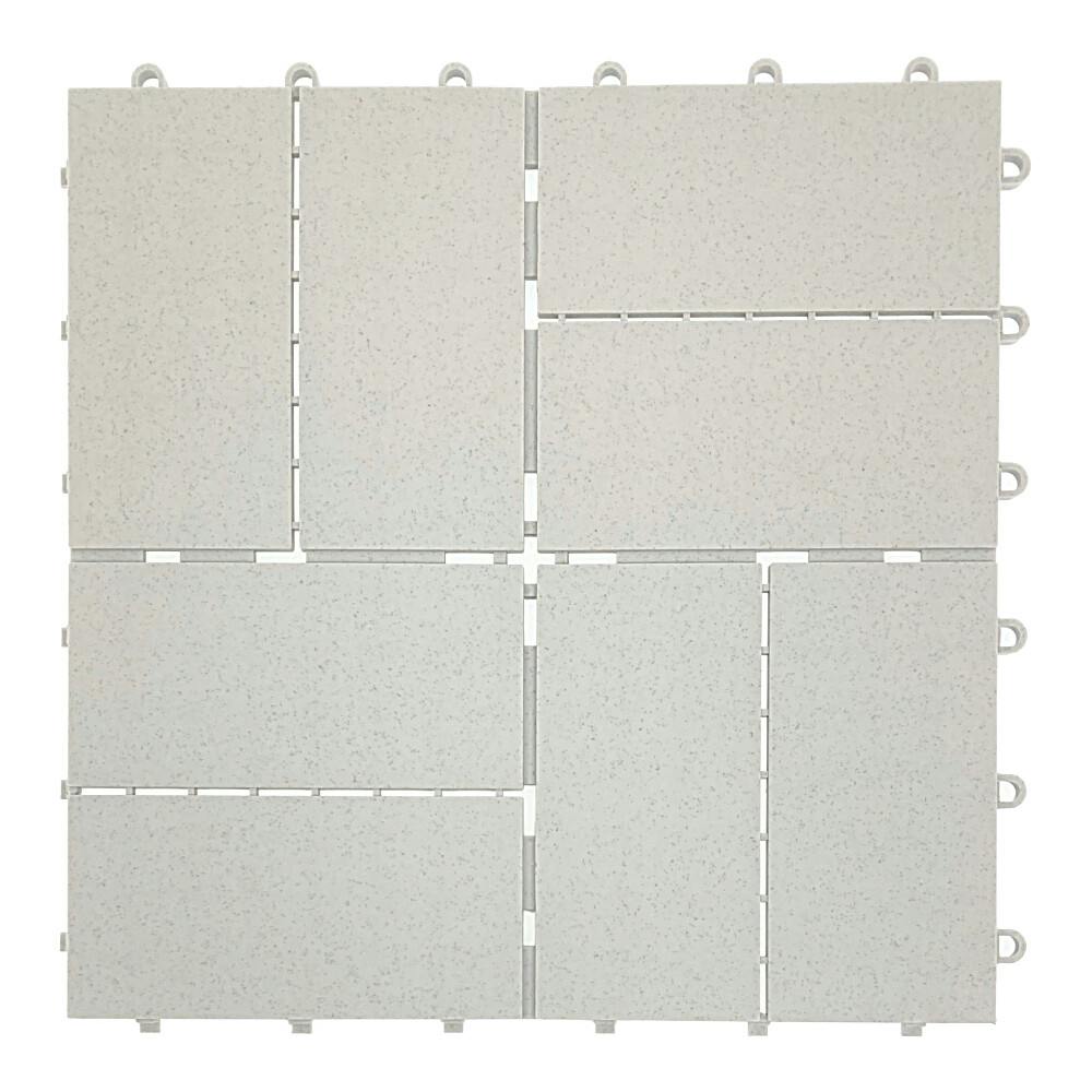 ジョイントタイルマット 30×30 ライトグレー | ウッドデッキ