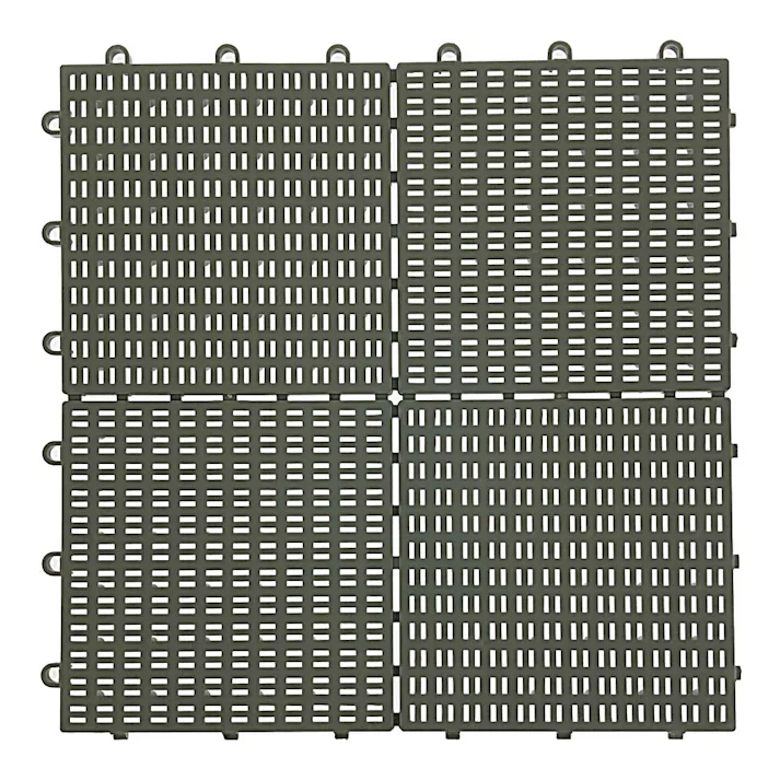 水はけがよいジョイントマット 30×30 カーキ
