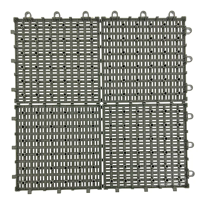 水はけがよいジョイントマット 30×30 カーキ