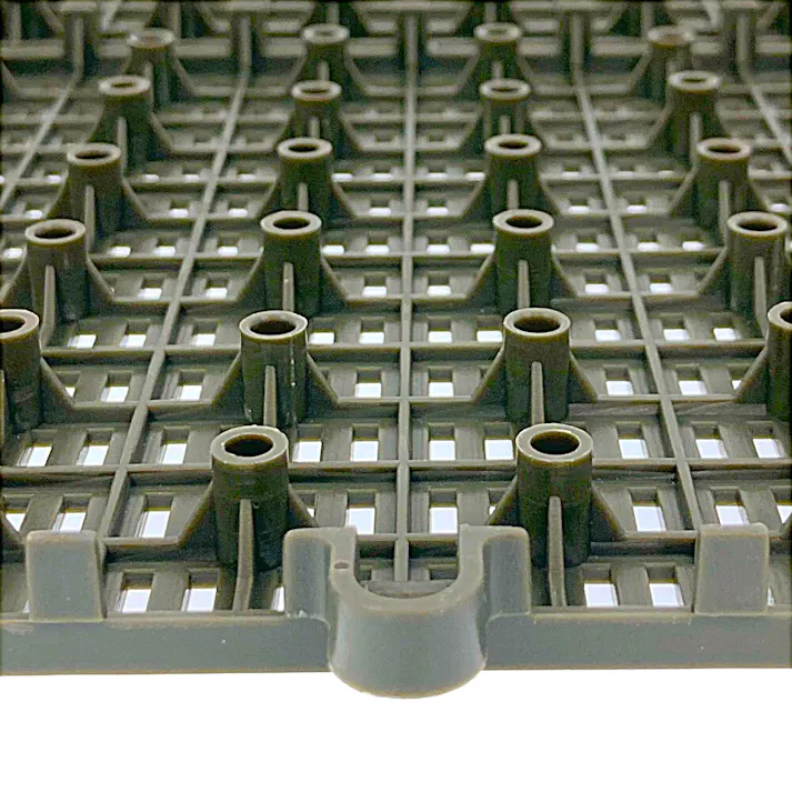 水はけがよいジョイントマット 30×30 カーキ