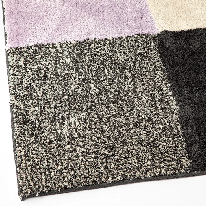 シャギーラグ パウダーグレル 185×185PU/GY(販売終了)