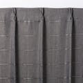 遮光性カーテン シュニーボーダー 100×178cm 4枚組セットカーテン