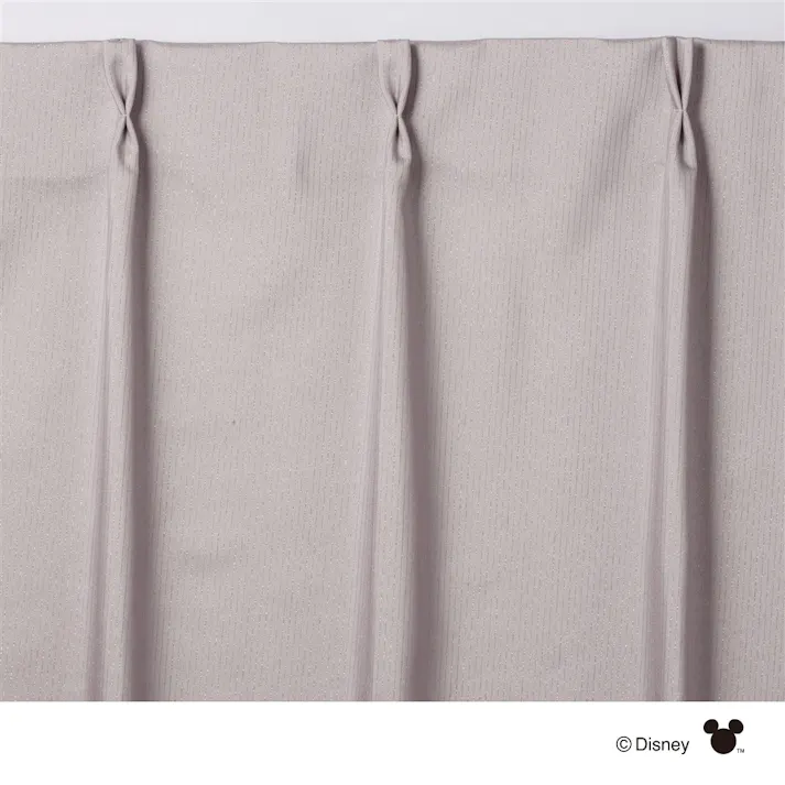 ディズニー 4枚組セットカーテン ミッキーマウス 100×178cm 洗濯OK 厚地:形状記憶・タッセル付き
