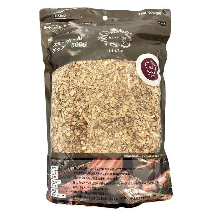 カインズ スモークデリ SMOKE DELI スモーカー用 チップ レシピ付き サクラ 500g