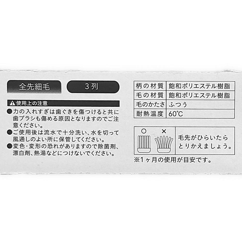 カインズ デントスター 全先細毛 3列 ストレート ふつう 1本