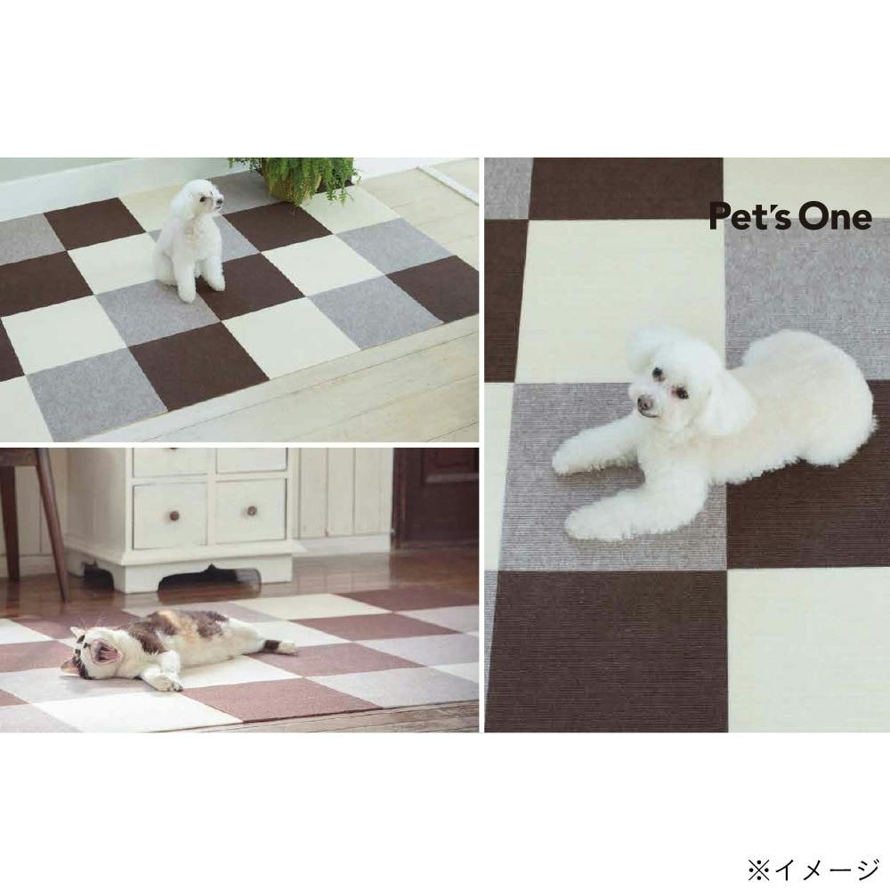 ペット用消臭吸着マット 30×30cm 9枚入 ベージュ | ペット用品（犬