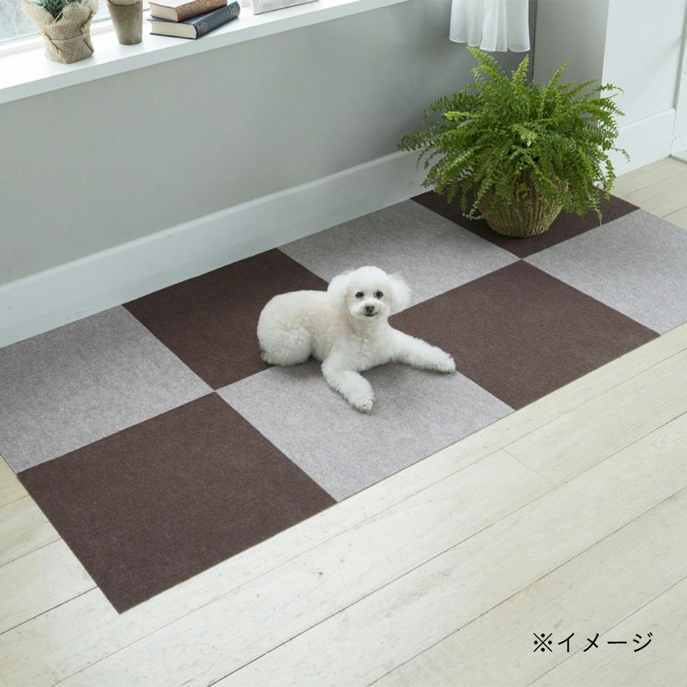 ペット用消臭吸着マット45×45cm(4枚入) ベージュ | ペット用品（犬