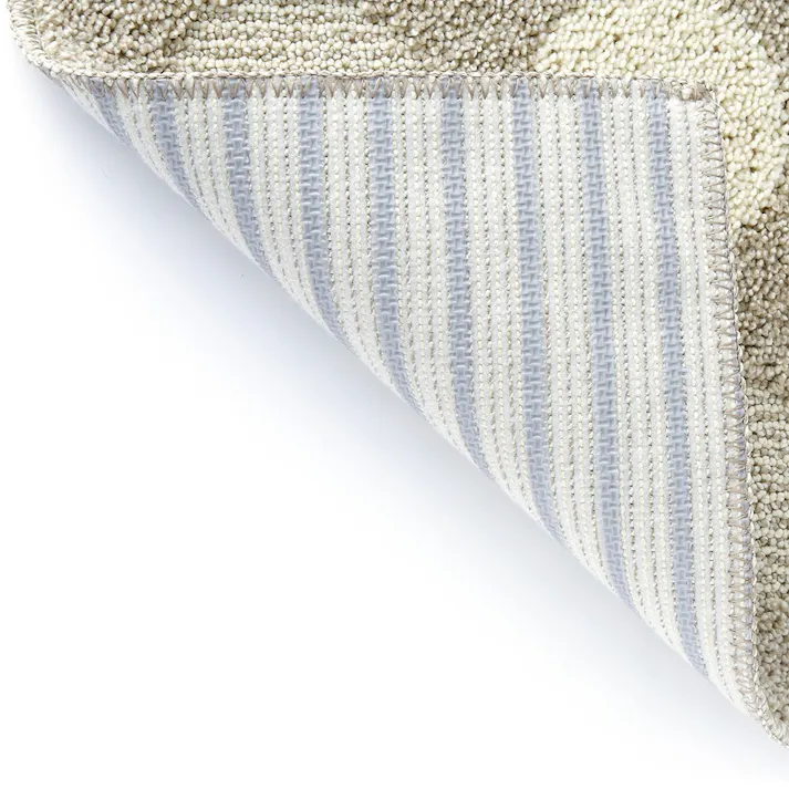 ずれにくい キッチンマット サークル ベージュ 45×240cm 洗濯機可 すべり止め加工