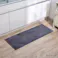 ずれにくい キッチンマット NCプレイン グレー 45×120cm 洗濯機可 すべり止め加工(販売終了)