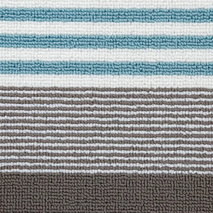 洗濯機可 ずれにくい キッチンマット CAボーダー 45×240cm