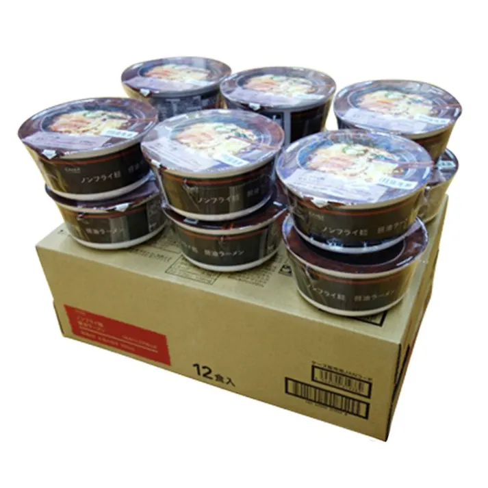 【ケース販売】CAINZ ノンフライ麺 醤油ラーメン 12食入り