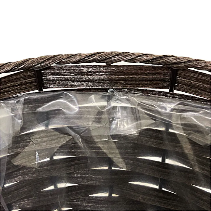 カインズ ラタン調鉢カバー 10号 ブラウン