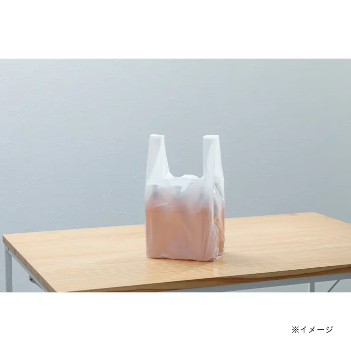 レジ袋 6L 乳白色 100枚