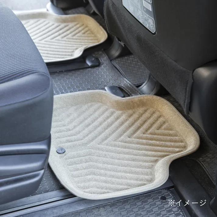 カインズ ずれにくい車内用バケットマット リア用 ベージュ(販売終了)