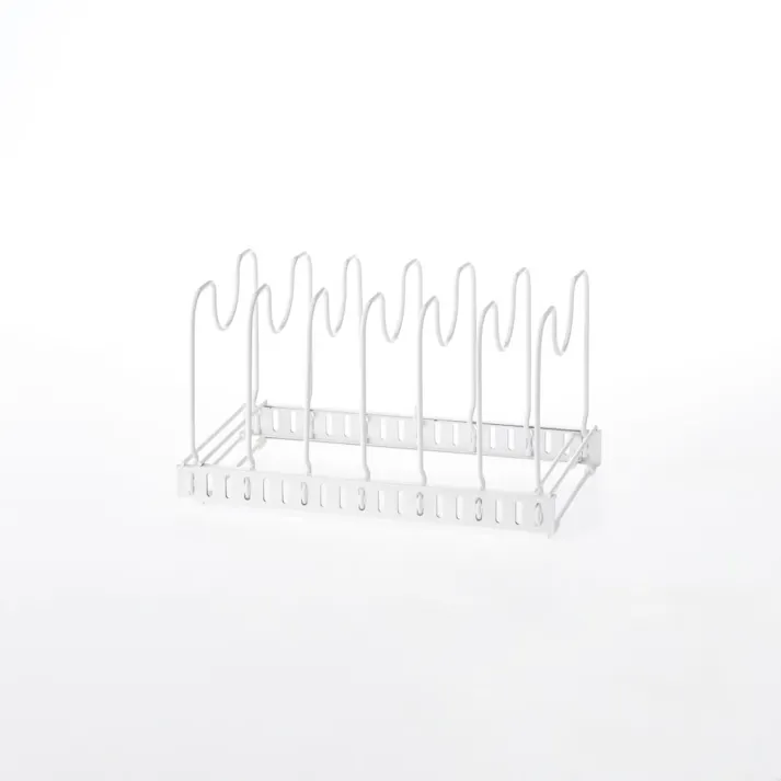 鍋・フライパン・ふた スタンド分離式 ホワイト