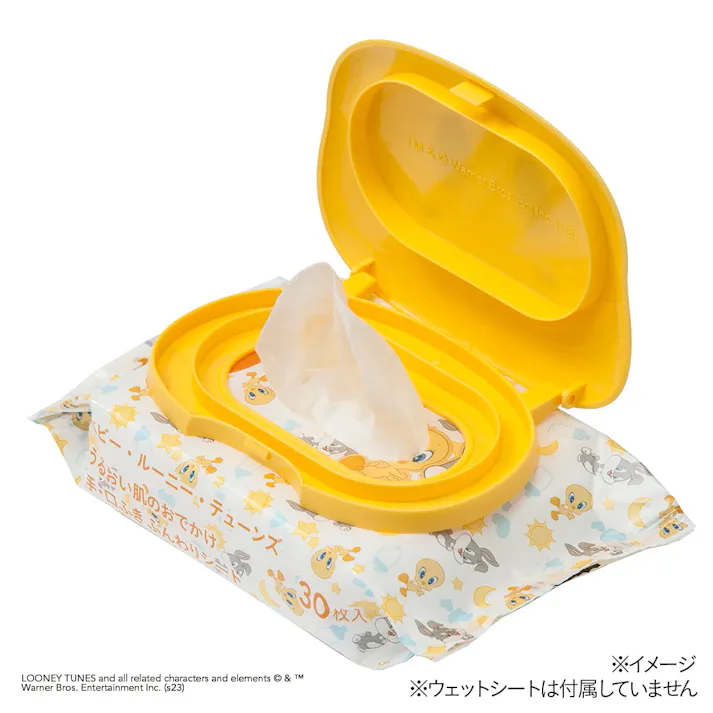カインズ ベビー・ルーニー・テューンズ ウェットシートのフタ(トゥイーティー)