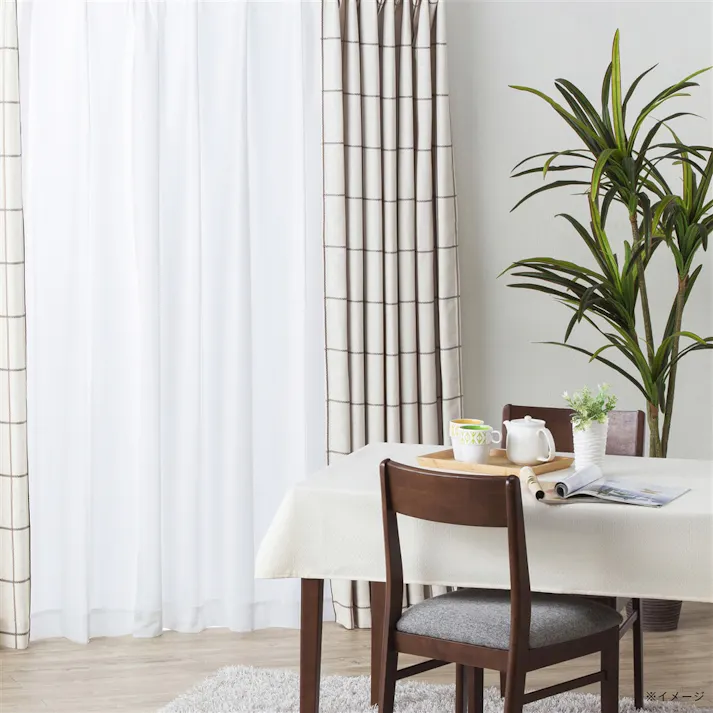 遮像・遮熱 ポート 100×188cm 2枚組 レースカーテン