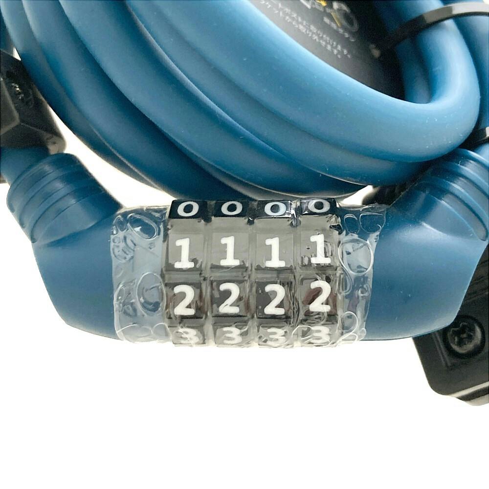 カインズ マイセットダイヤルロックA600 ネイビー | 自転車用カギ 通販