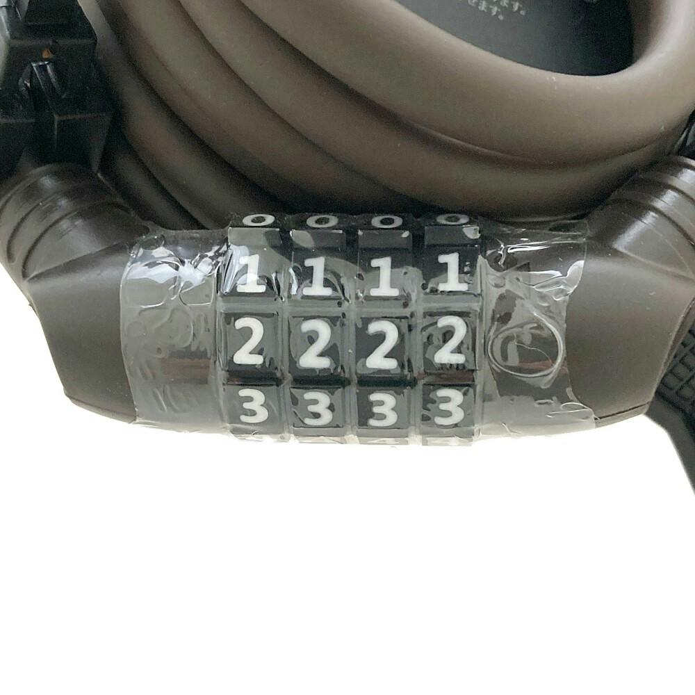 カインズ マイセットダイヤルロックA600 チャコールグレー | 自転車用