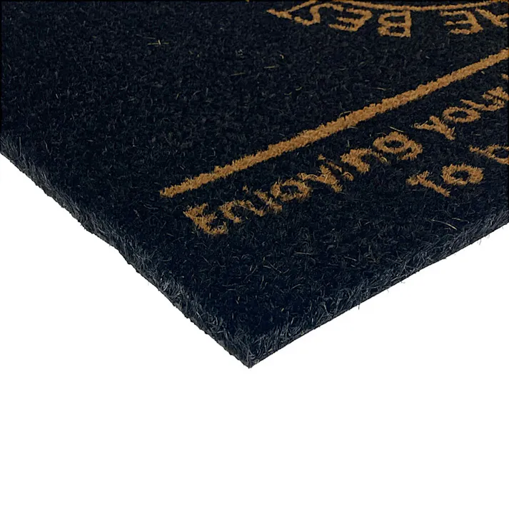 屋外用玄関マット ココヤシマット ロゴ M 75x45cm