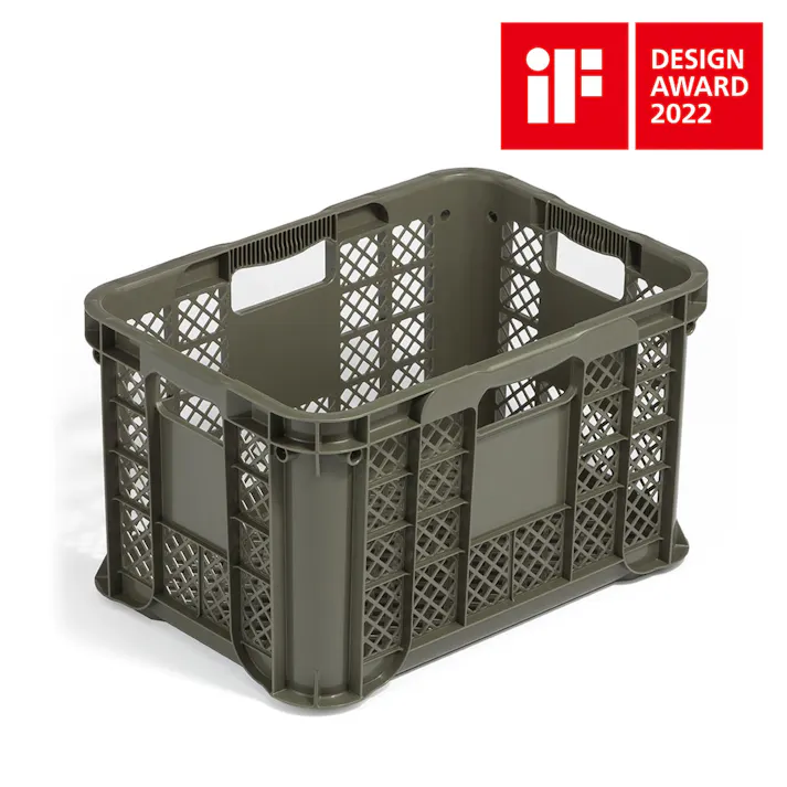 カインズ 取っ手が持ちやすいコンテナ ダークグリーン