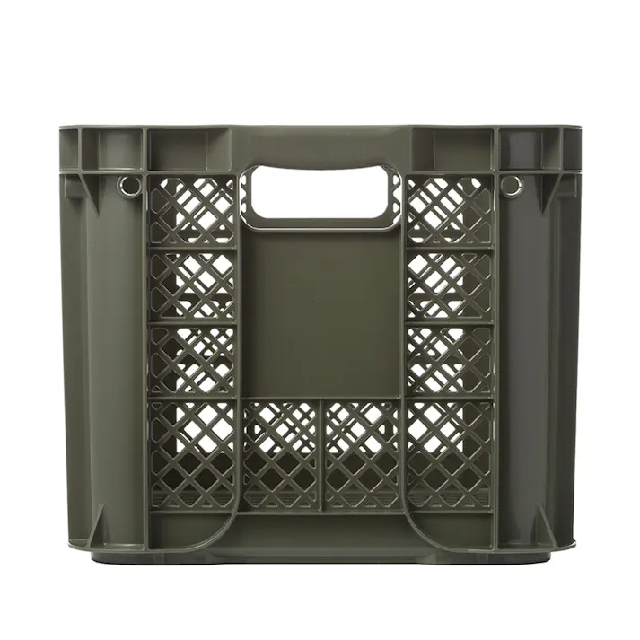 カインズ 取っ手が持ちやすいコンテナ ダークグリーン