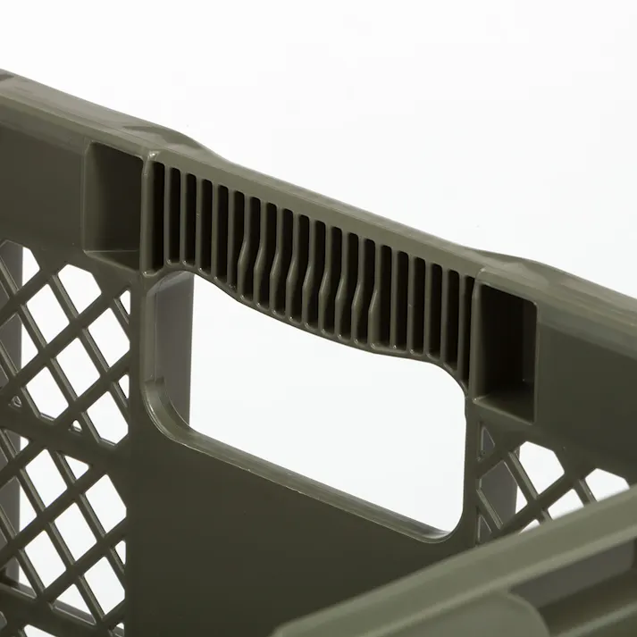 カインズ 取っ手が持ちやすいコンテナ ダークグリーン