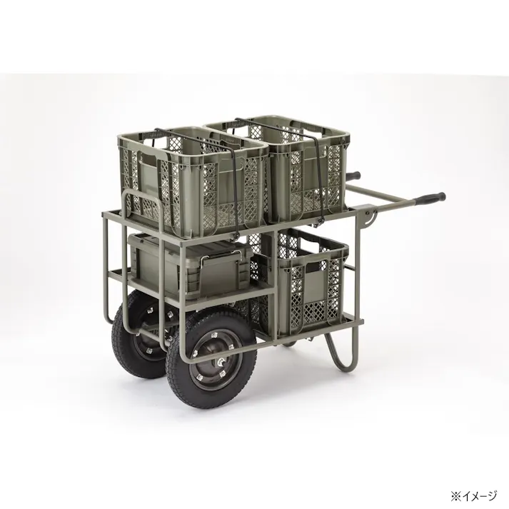 カインズ 取っ手が持ちやすいコンテナ ダークグリーン