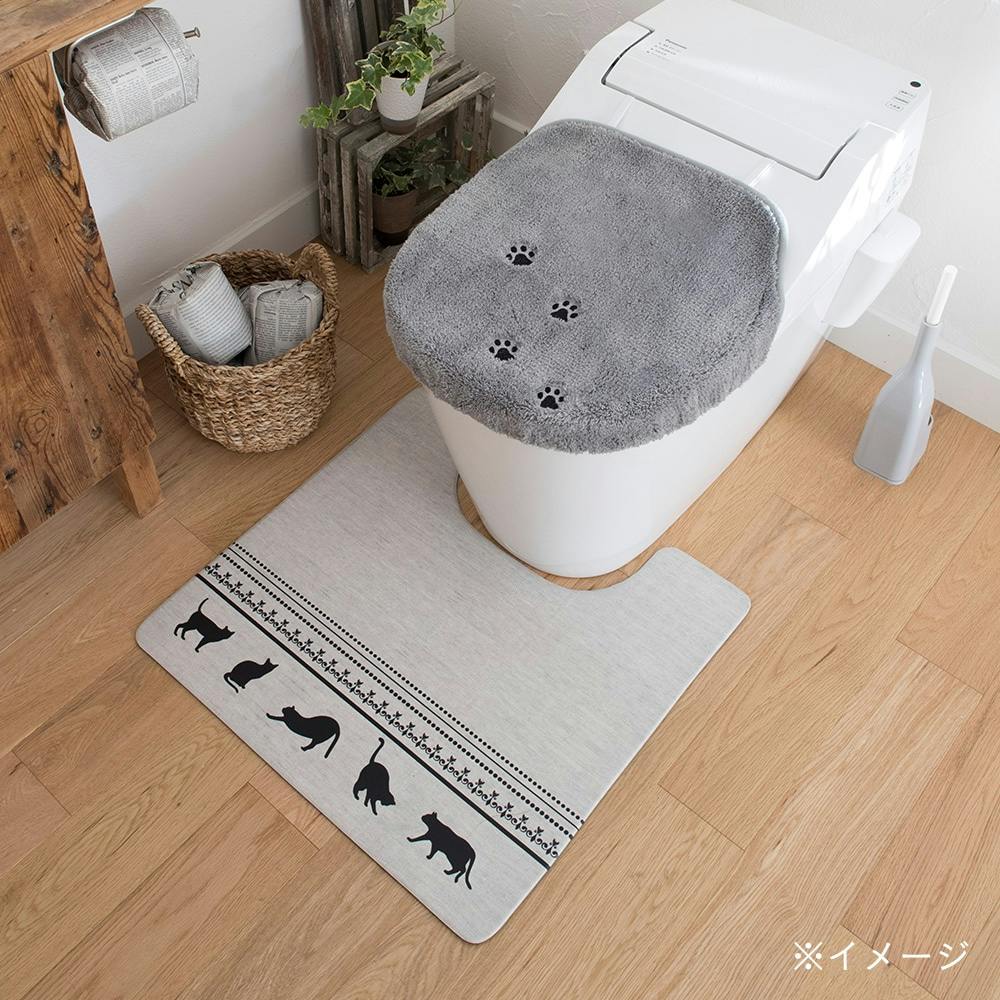 シートで拭けるトイレマット ネコ(販売終了) | お風呂グッズ・トイレ