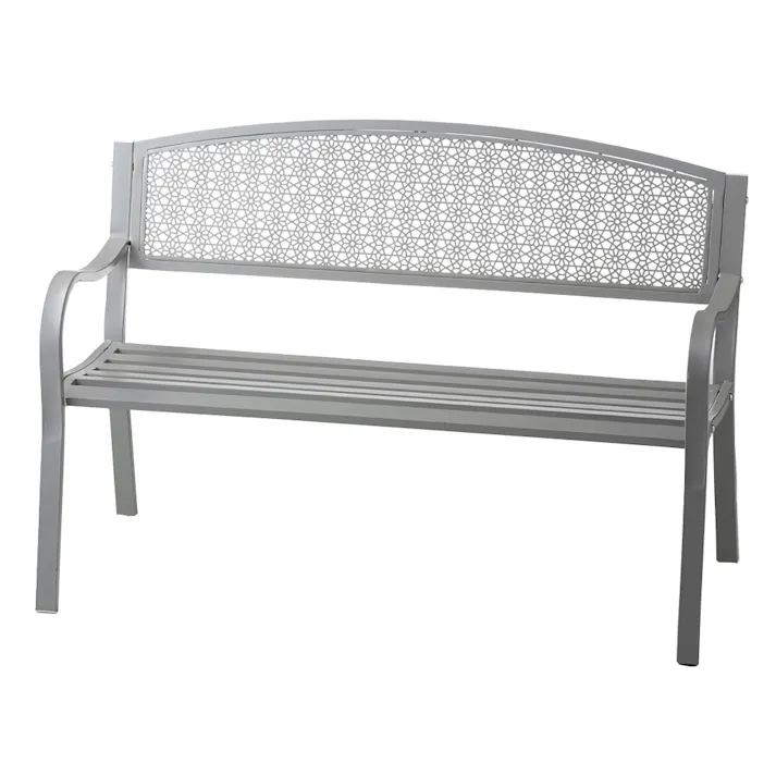 カインズ アイアンベンチ グレー