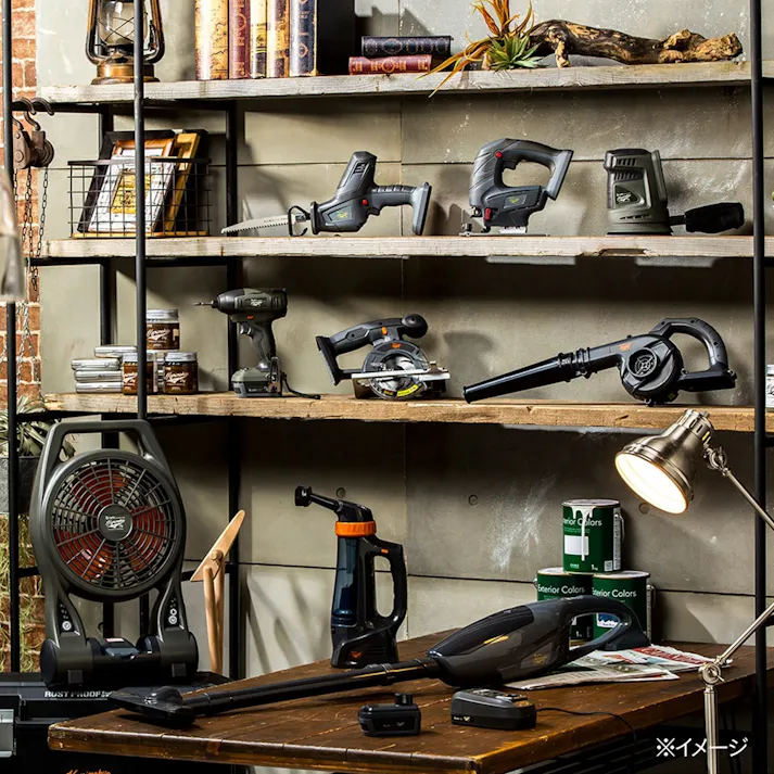 カインズ Kumimoku e-cycle 14.4V DC/AC2WAY LED投光器 KEC-10