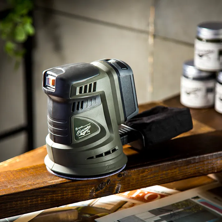 カインズ Kumimoku e-cycle 14.4V 充電式 ランダムサンダー KEC-05