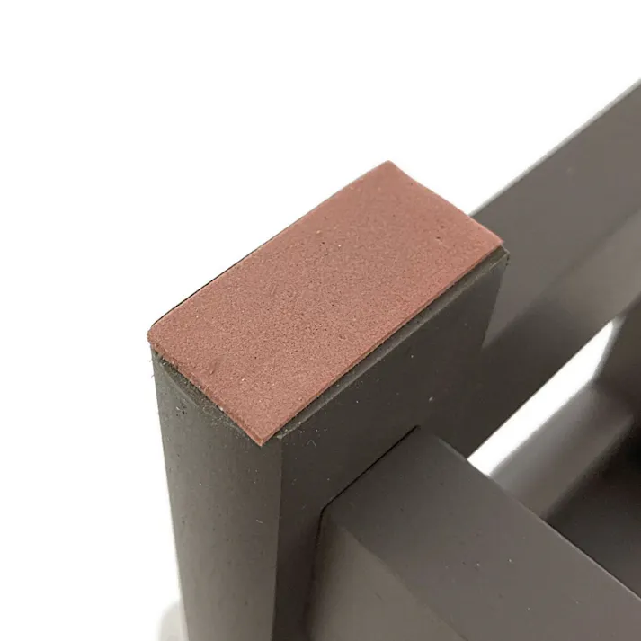 ラバーウッド踏み台 L ブラウン 44×22×22cm