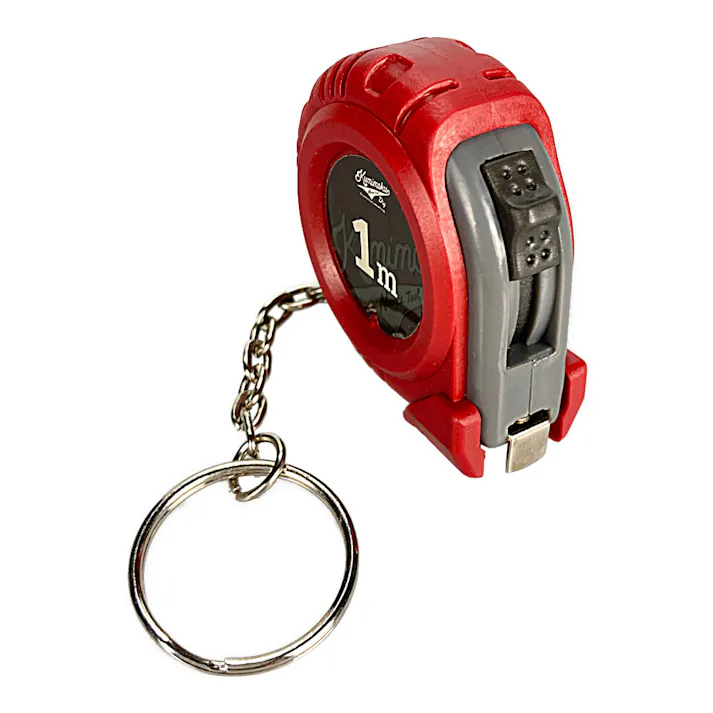 カインズ Kumimoku キーホルダーコンベックス 1m レッド