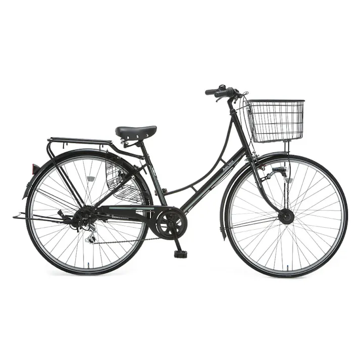 【自転車】キラリ KiLaLi パンクしにくいCL軽快車 27インチ G6 BK ブラック(販売終了)