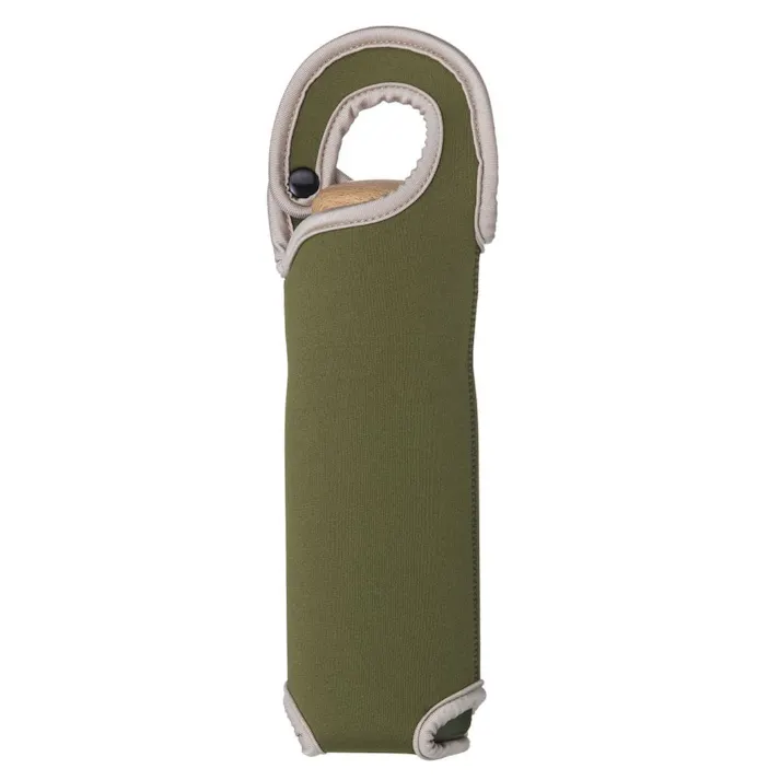 バッグに掛けられるボトルカバー グリーン