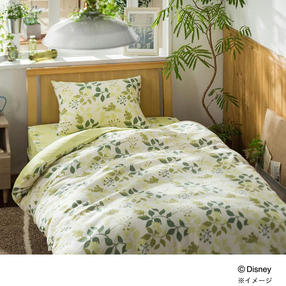 掛け布団カバー リーフミッキー シングル 150×210cm※カバーのみ | 布団