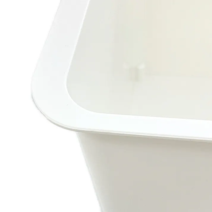 インテリアコンテナ L シンプルホワイト