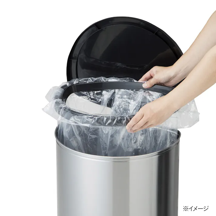 ステンレスフットタッチ式分別容器 50L