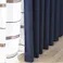 遮光カーテン ニューファイン ネイビー 100×185cm 2枚組