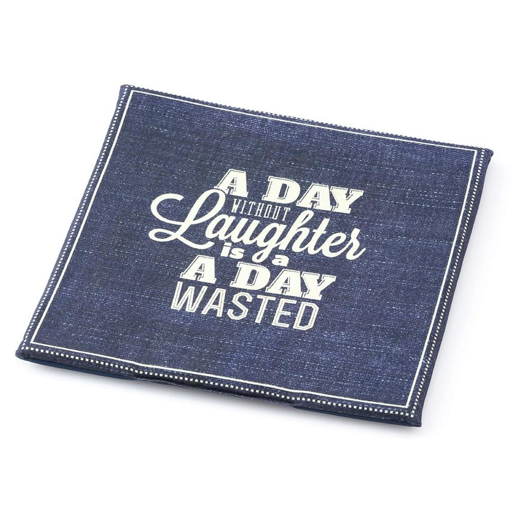 カインズ シートクッション 馬蹄型 ネイビー A DAY laughter