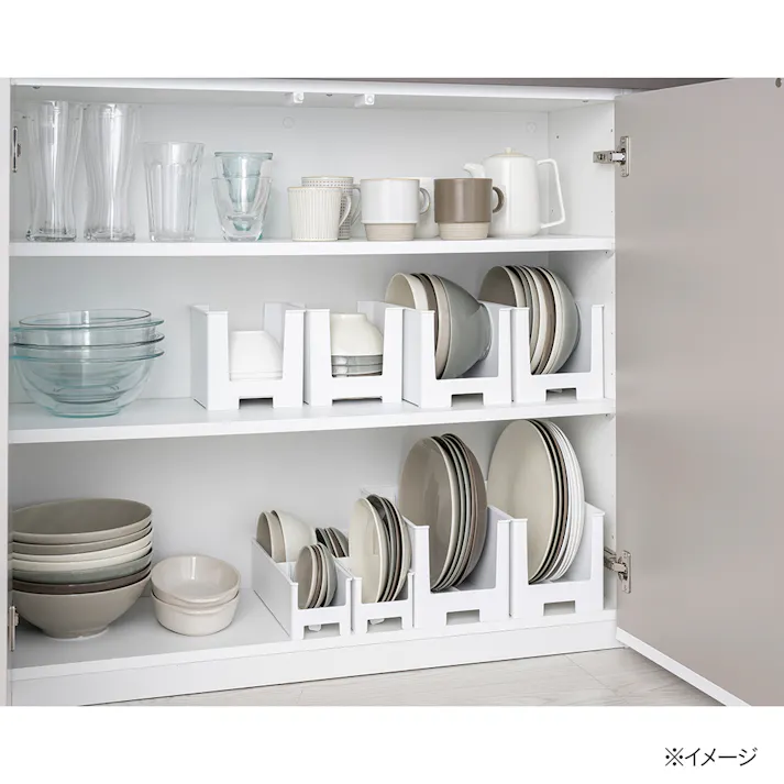 立てて収納できる皿スタンド SkittoK (スキット) L