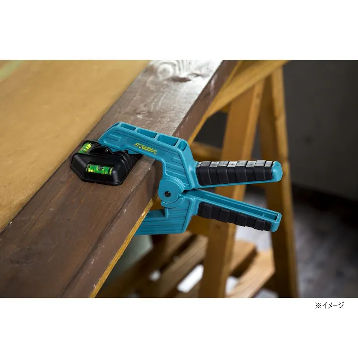 カインズ Kumimoku 水平器付クランプ レッド