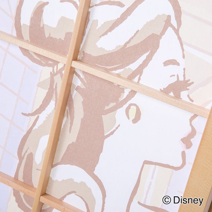 ディズニー 障子紙 プリンセス 美女と野獣 幅92×長さ184cm