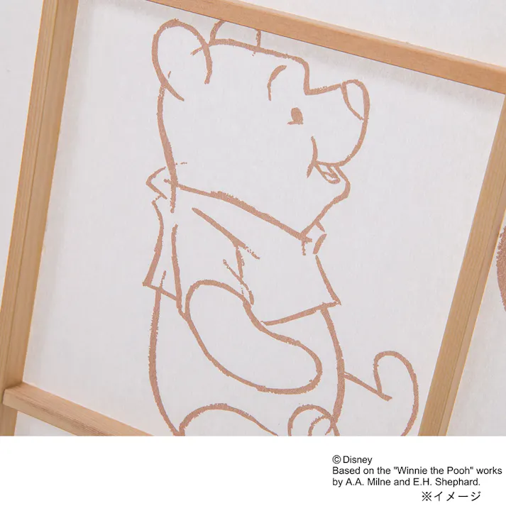 カインズ ディズニー 障子紙 くまのプーさん ころころ 幅92×長さ184cm