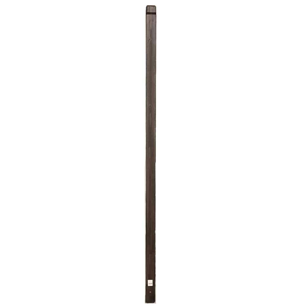 木製ラティスポスト 6×6×180cm ダークブラウン(販売終了)