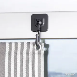 外れにくいフック ゼリー状接着 2個入 タープ用フック サンシェード用フック 耐荷重10kg フック構造 日除け